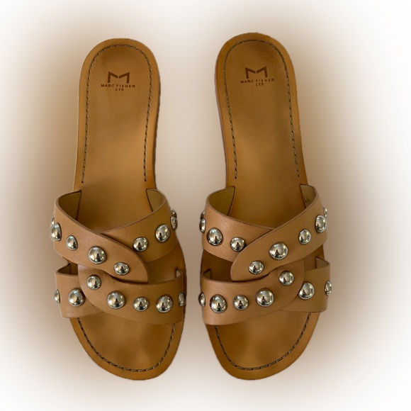 Marc Fisher Studded Sandals - Picture 2 of 4